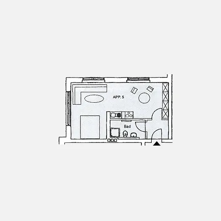 Appartement 1-raum-appartement Ik5